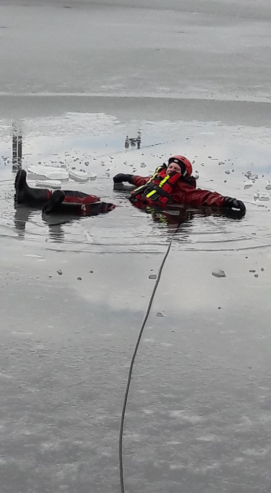 cvičení na ledu 11.2. 2018 ve Višňové